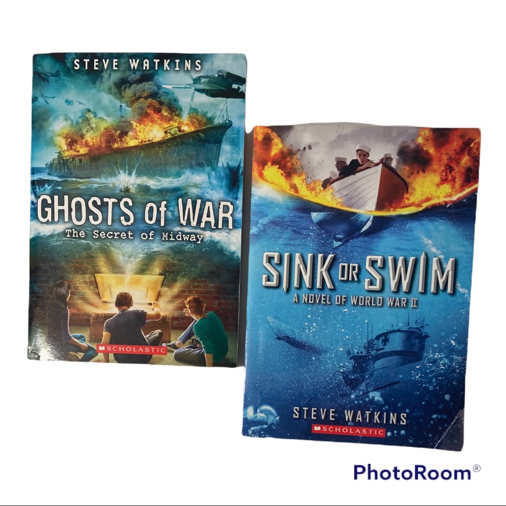 Scholastic Ghost of War & Sink Or Swim (SET)